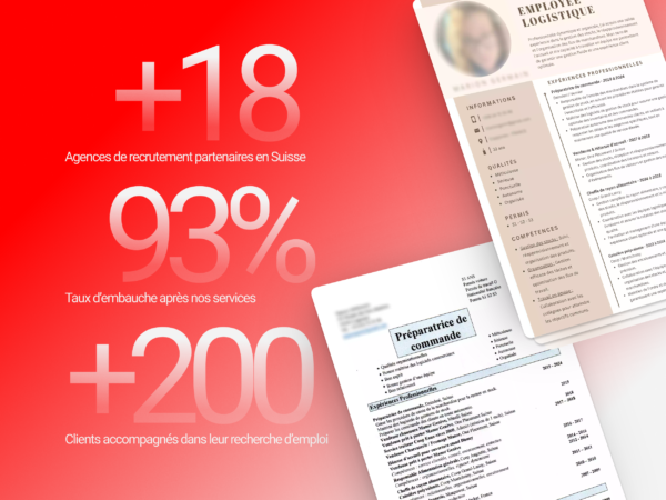 Optimisation de Cv + lettre de motivation Suisse